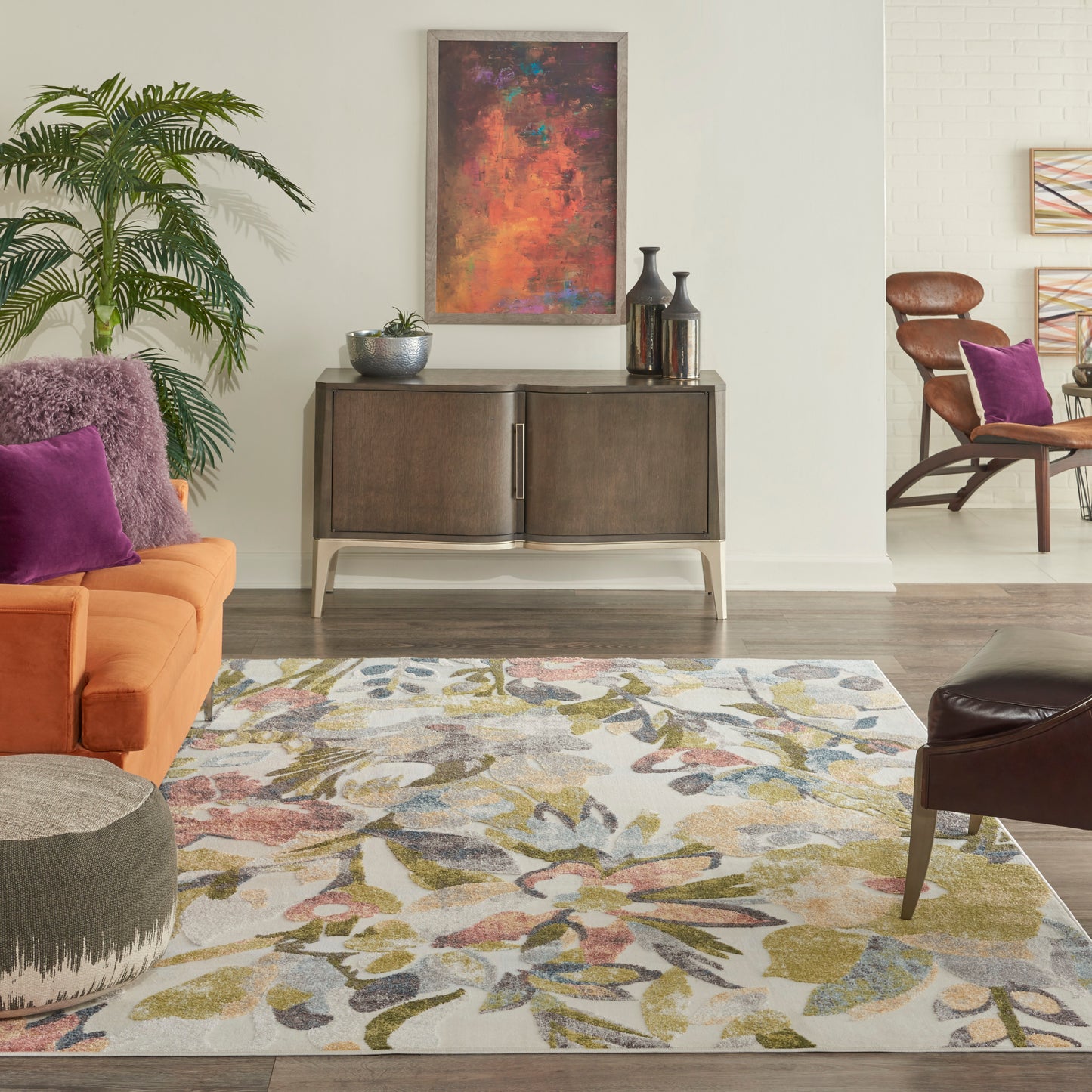 Nourison Home Trance Multicolor Contemporary