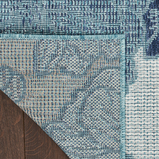 Nourison Home Garden Oasis Blue Contemporary