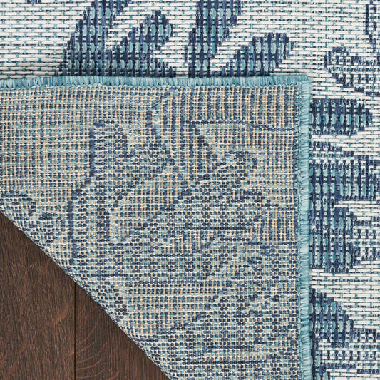 Nourison Home Garden Oasis Blue Contemporary