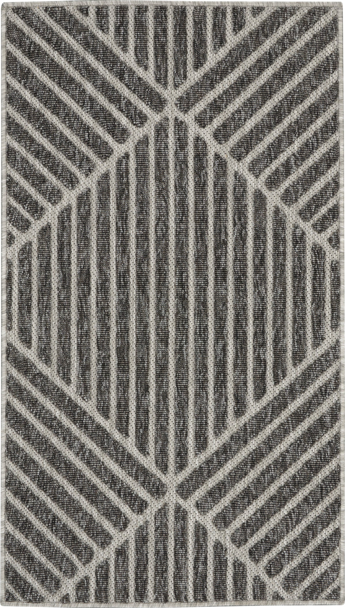 Nourison Home Cozumel CZM05 Dark Grey Contemporary Power-loomed Rug