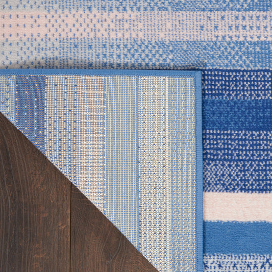 Nourison Home Whimsicle Blue Multicolor Contemporary