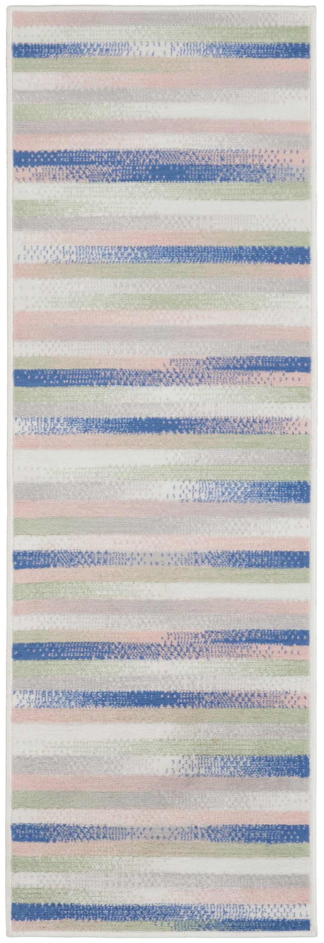 Nourison Home Whimsicle WHS12 Ivory Multicolor Contemporary Power-loomed Rug