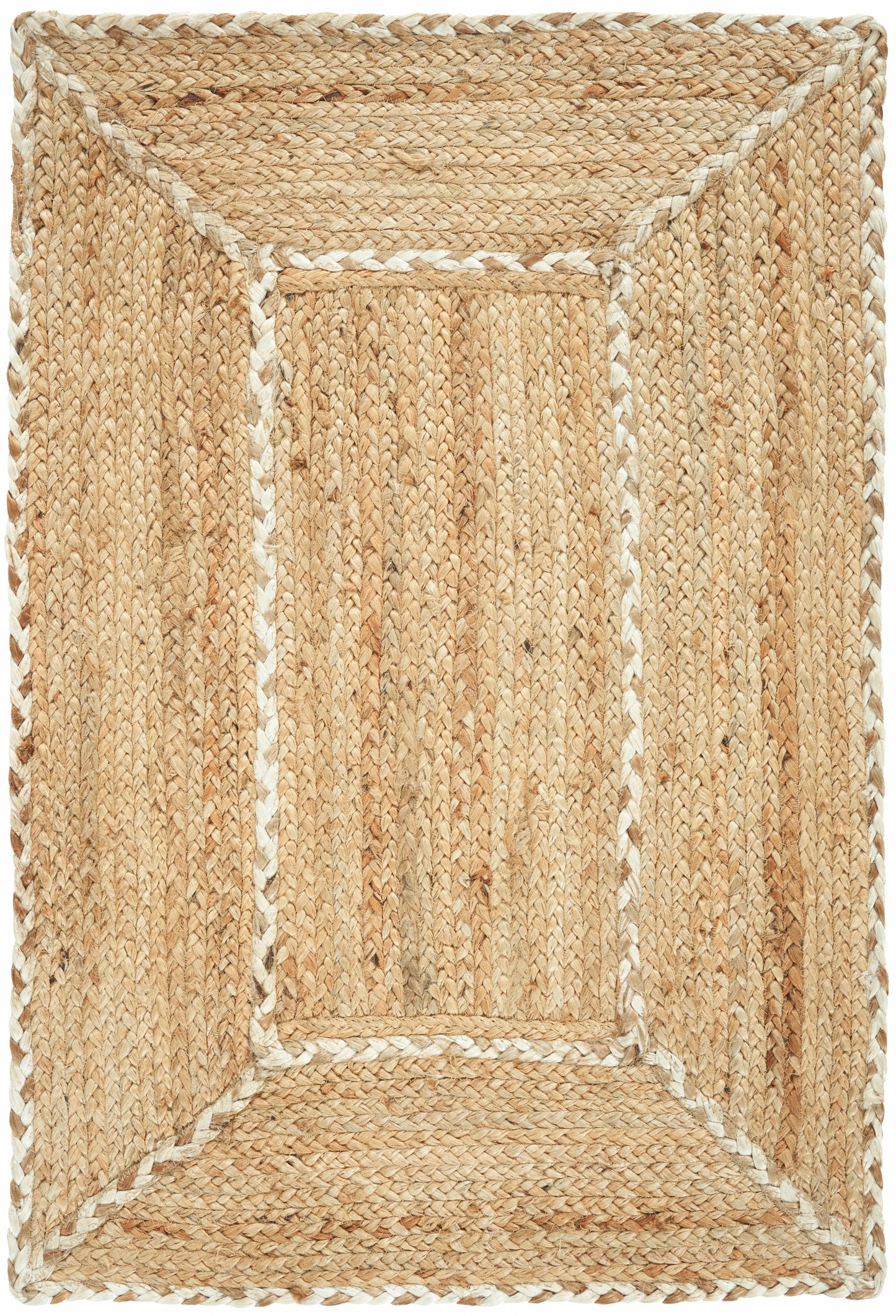 Nourison Home Terrazzo Jute TRJ01 Natural Contemporary Hand Woven Rug