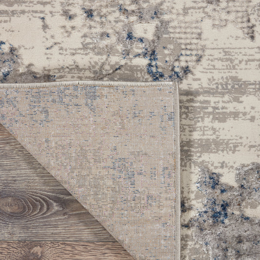 Nourison Home Royal Terrace Ivory Grey Contemporary