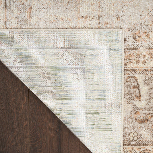 Nourison Home Astra Machine Washable Beige Traditional