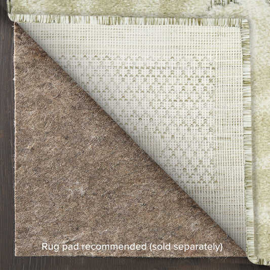 Nourison Home Aloha Ivory Sage Contemporary
