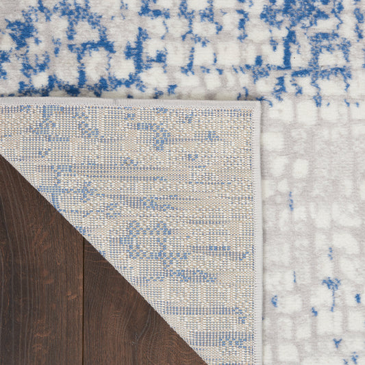 Nourison Home Whimsicle Grey Blue Contemporary