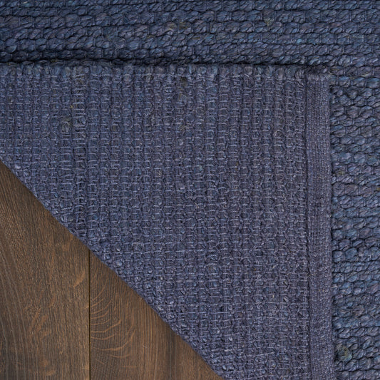 Nourison Home Natural Jute Navy Contemporary