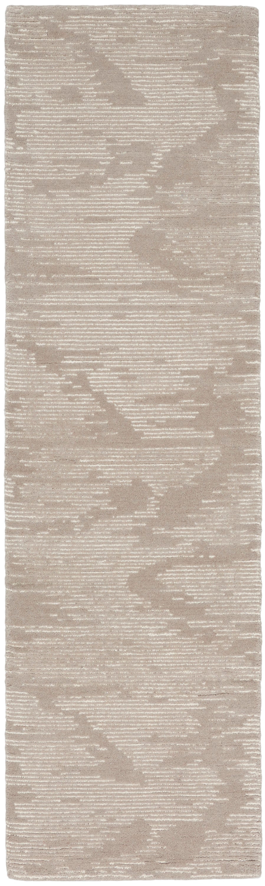 Michael Amini Ma30 Star SMR02 Taupe Ivory Contemporary Hand Tufted Rug