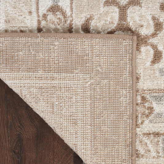 Nourison Home Serenity Home Ivory Mocha Traditional