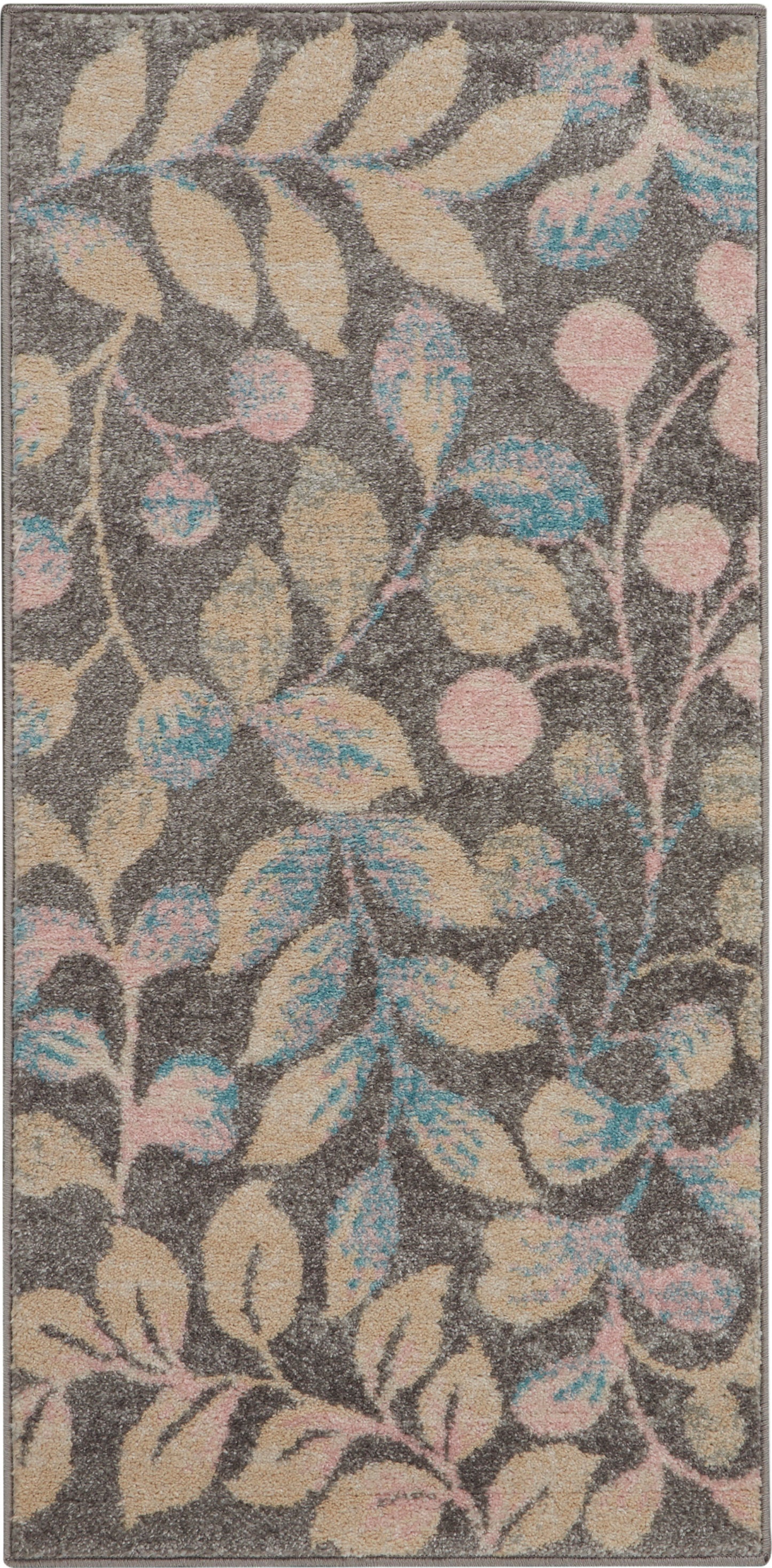 Nourison Home Tranquil TRA03 Grey Beige Contemporary Power-loomed Rug