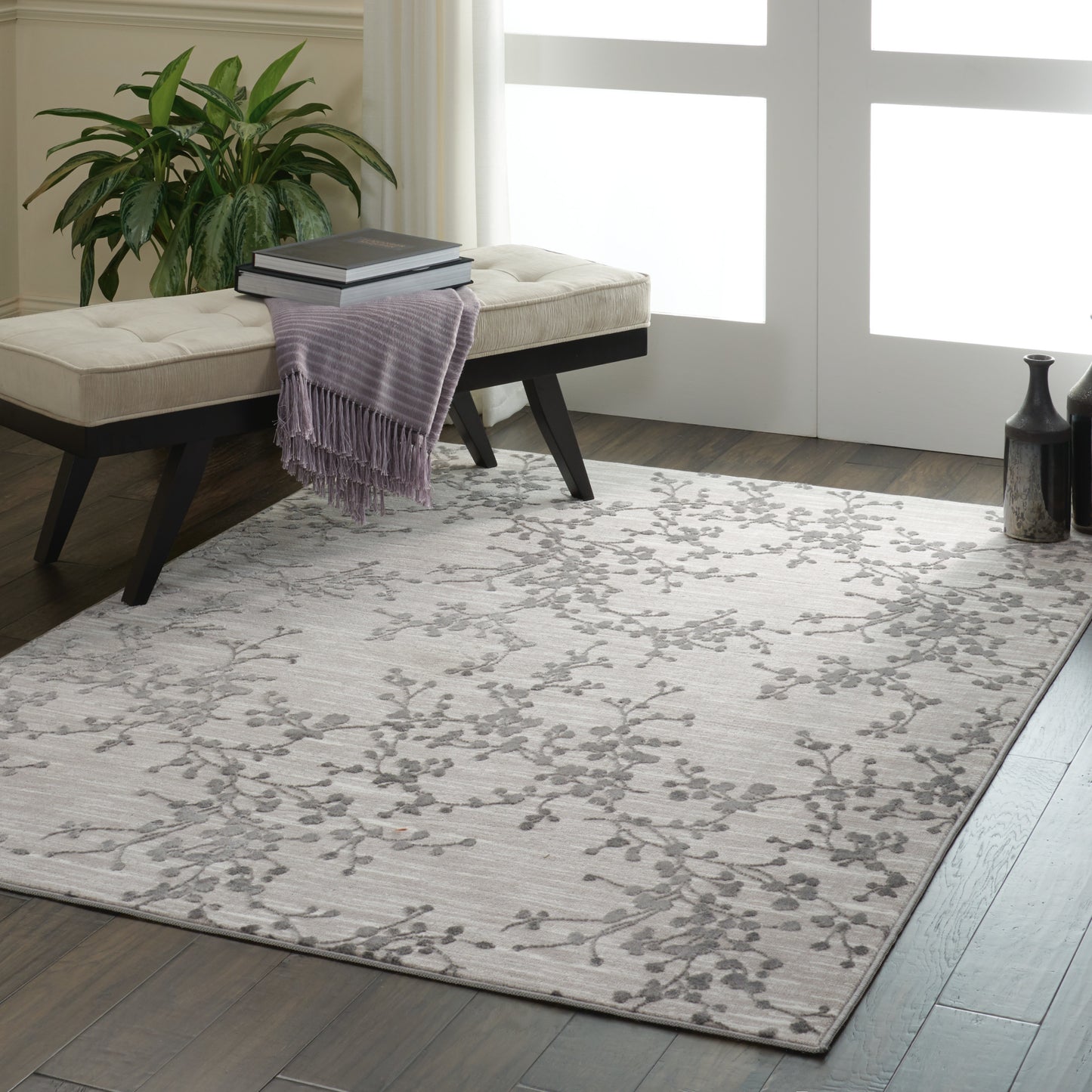 Nourison Home Urban Chic Grey Contemporary