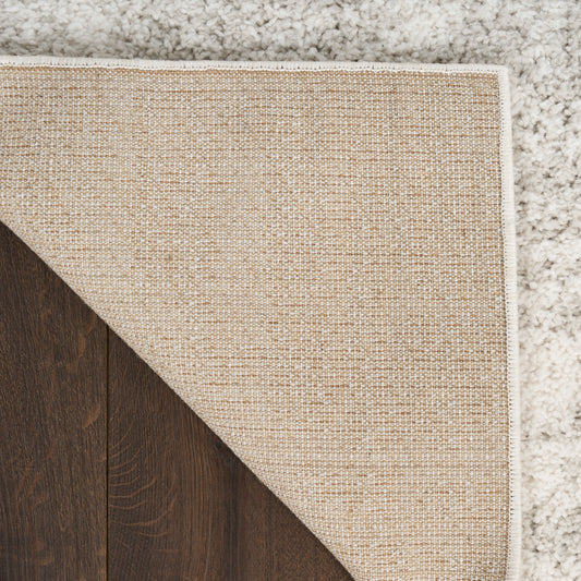 Nourison Home Modern Shag Ivory Grey Contemporary