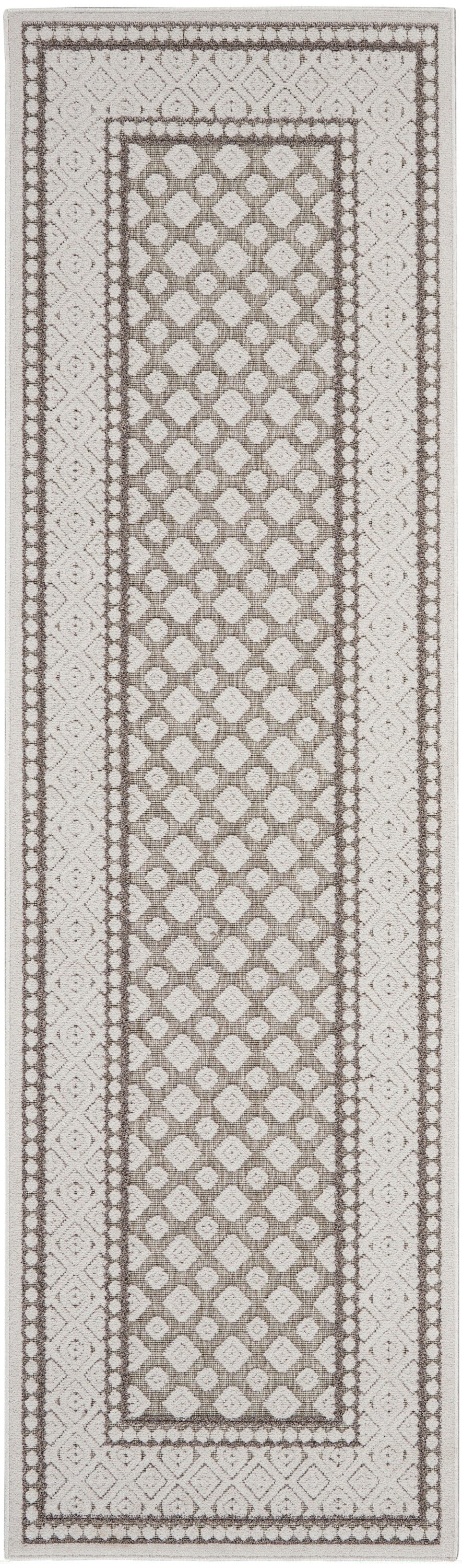 Nourison Home Key Largo KLG02 Light Grey Transitional Power-loomed Rugs