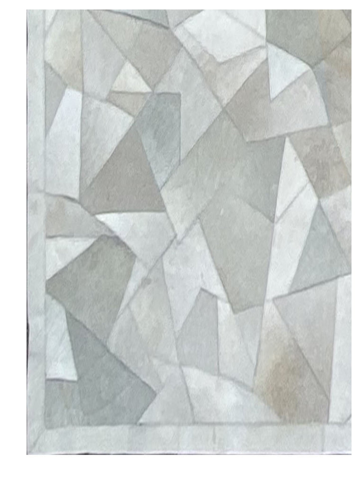 Artisan Olivia White Ivory Modern Crafted Rug