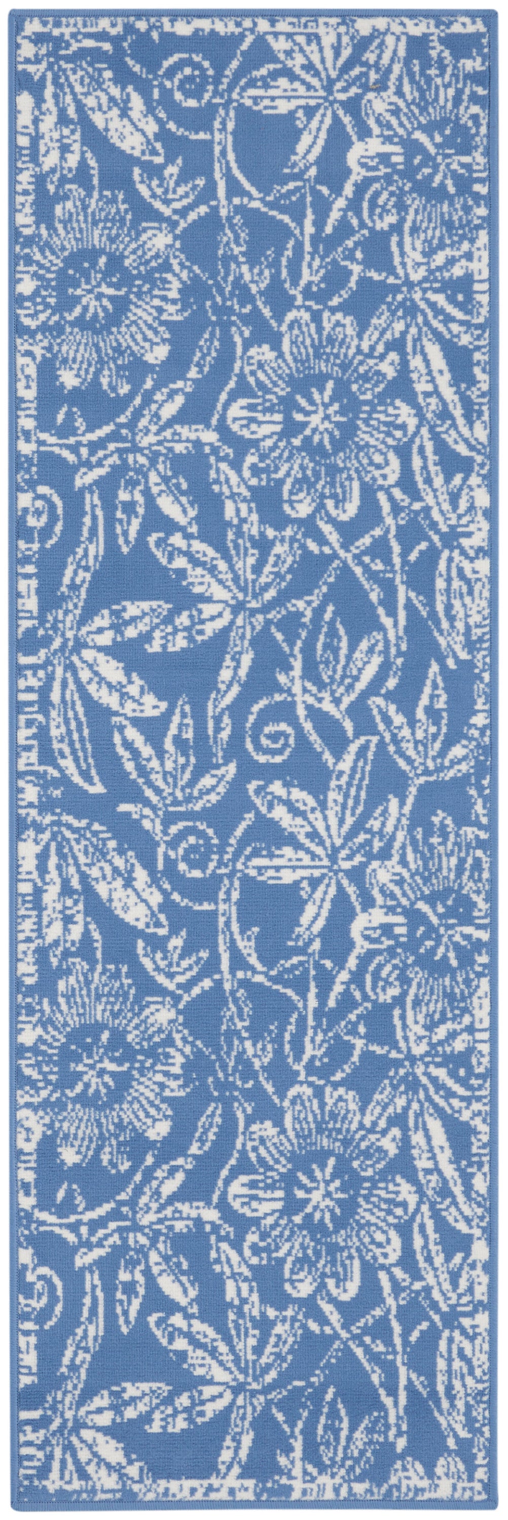 Nourison Home Whimsicle WHS05 Blue Contemporary Power-loomed Rug