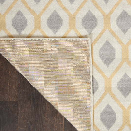 Nourison Home Grafix White Contemporary
