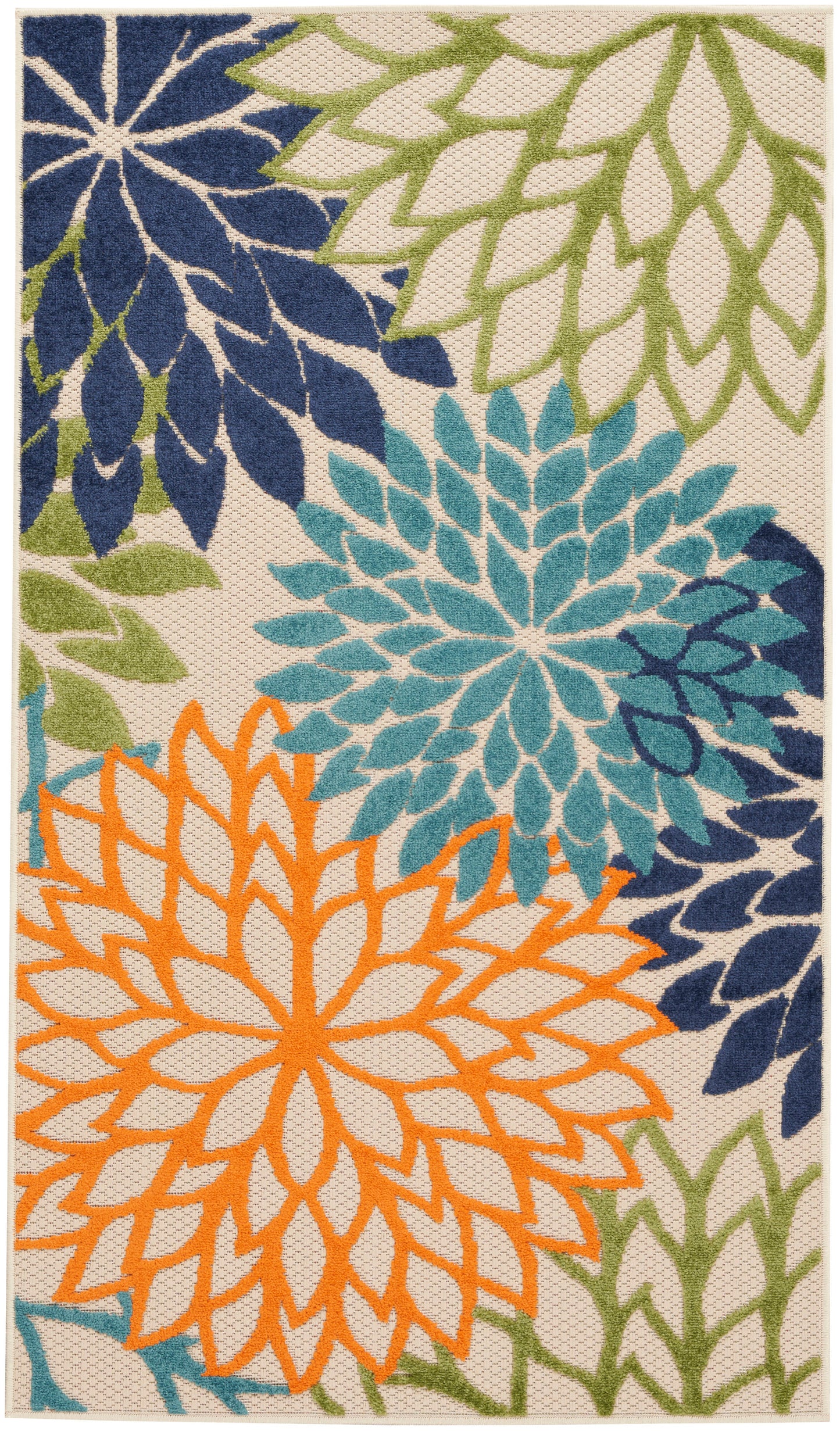 Nourison Home Aloha ALH05 Multicolor Contemporary Power-loomed Rugs