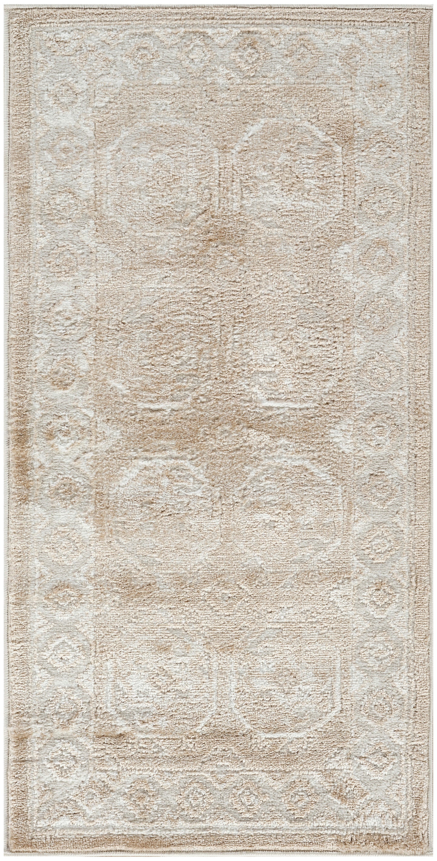 Nourison Home Dekor DEK01 Cream Beige Traditional Machine Woven Rug