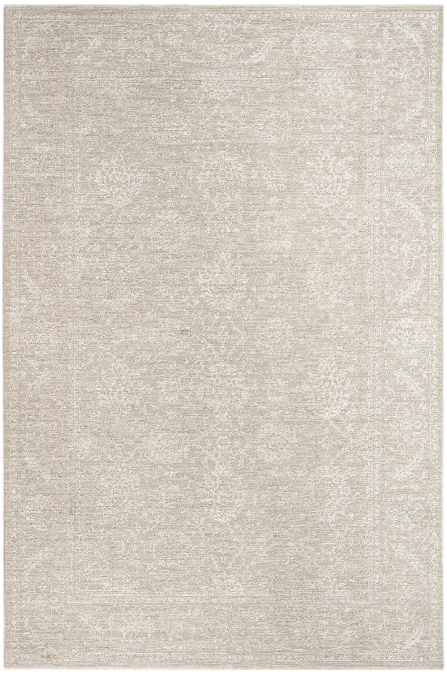 Nourison Home Moonlit MLI03 Ivory Grey Traditional Machine Woven Rug