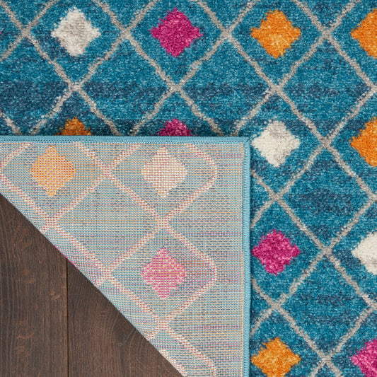 Nourison Home Passion Blue Multicolor Transitional