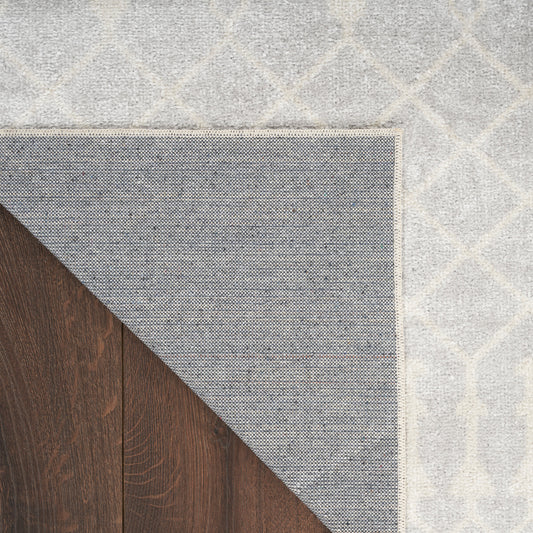Nourison Home Astra Machine Washable Grey Transitional