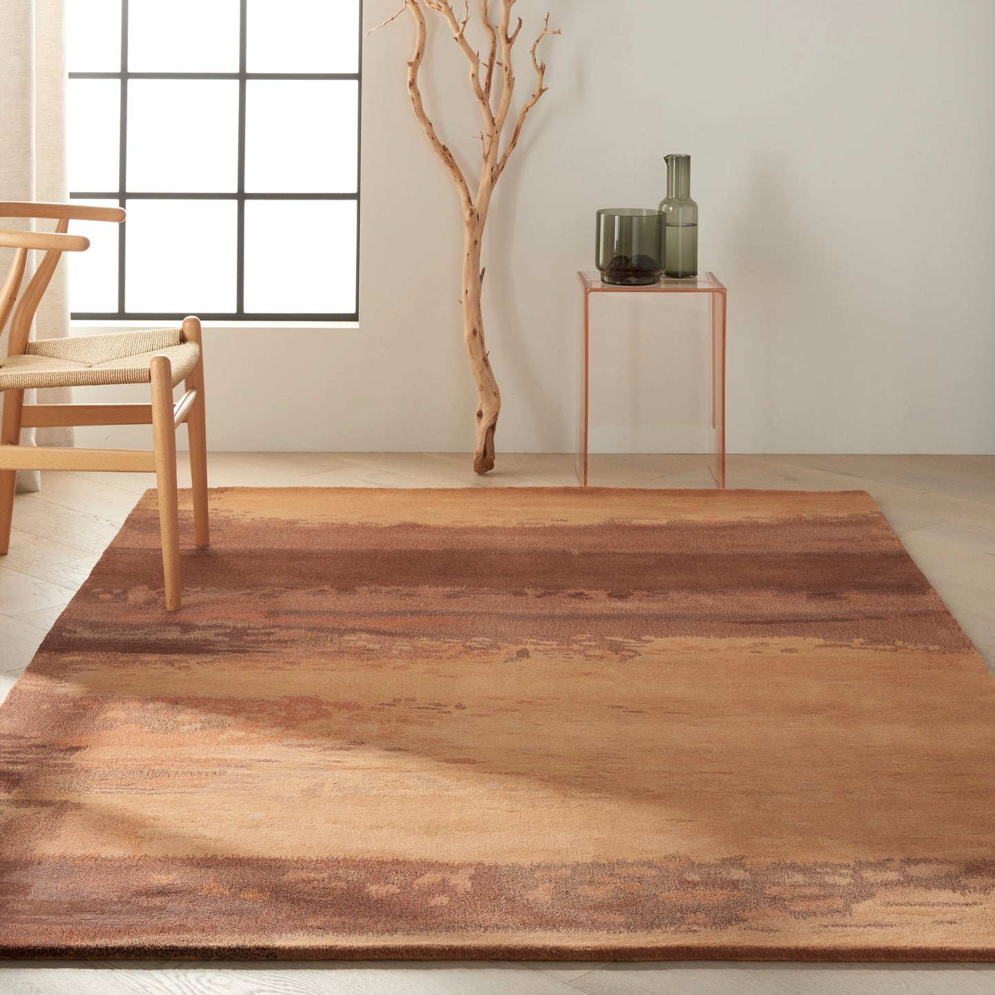Calvin Klein Home Luster Wash Copper Contemporary