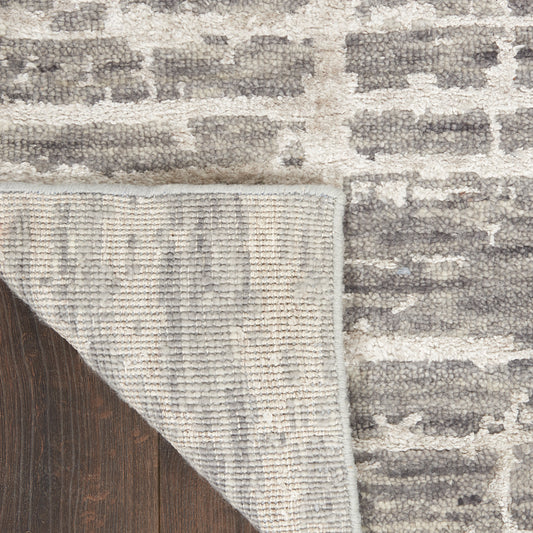 Nourison Home Luna Grey Silver Contemporary