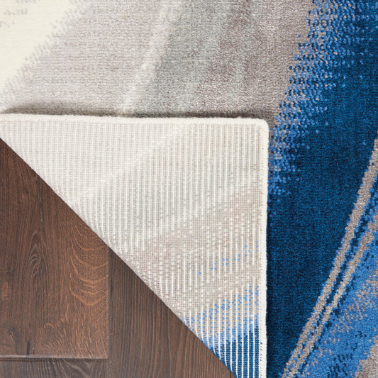 Nourison Home Twilight Ivory Grey Blue Contemporary