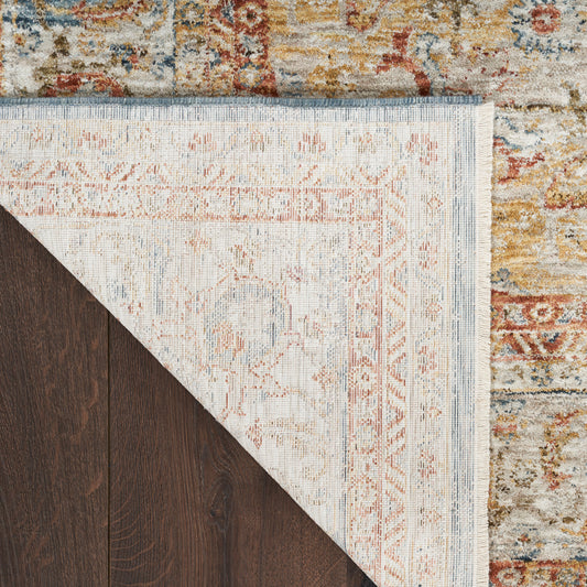 Nourison Home Sahar Ivory Blue Traditional