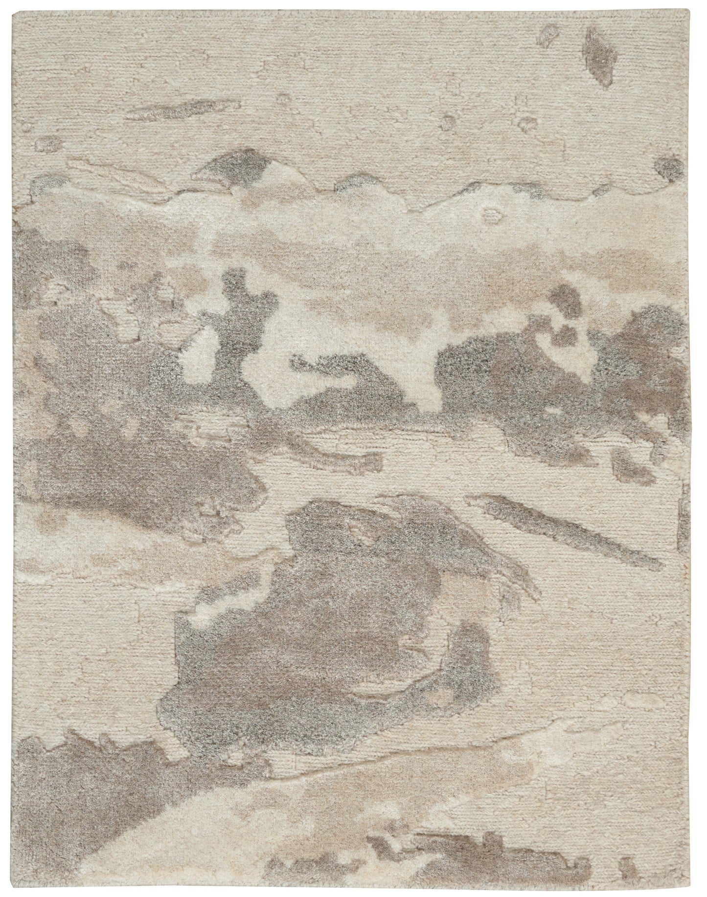 Nourison Home Divine DIV05 Ash Contemporary Hand Knotted Rug