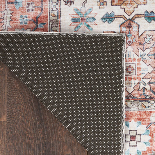 Nourison Home Fulton Beige Multicolor Traditional