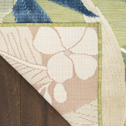 Nourison Home Suncoast Green Blue Contemporary