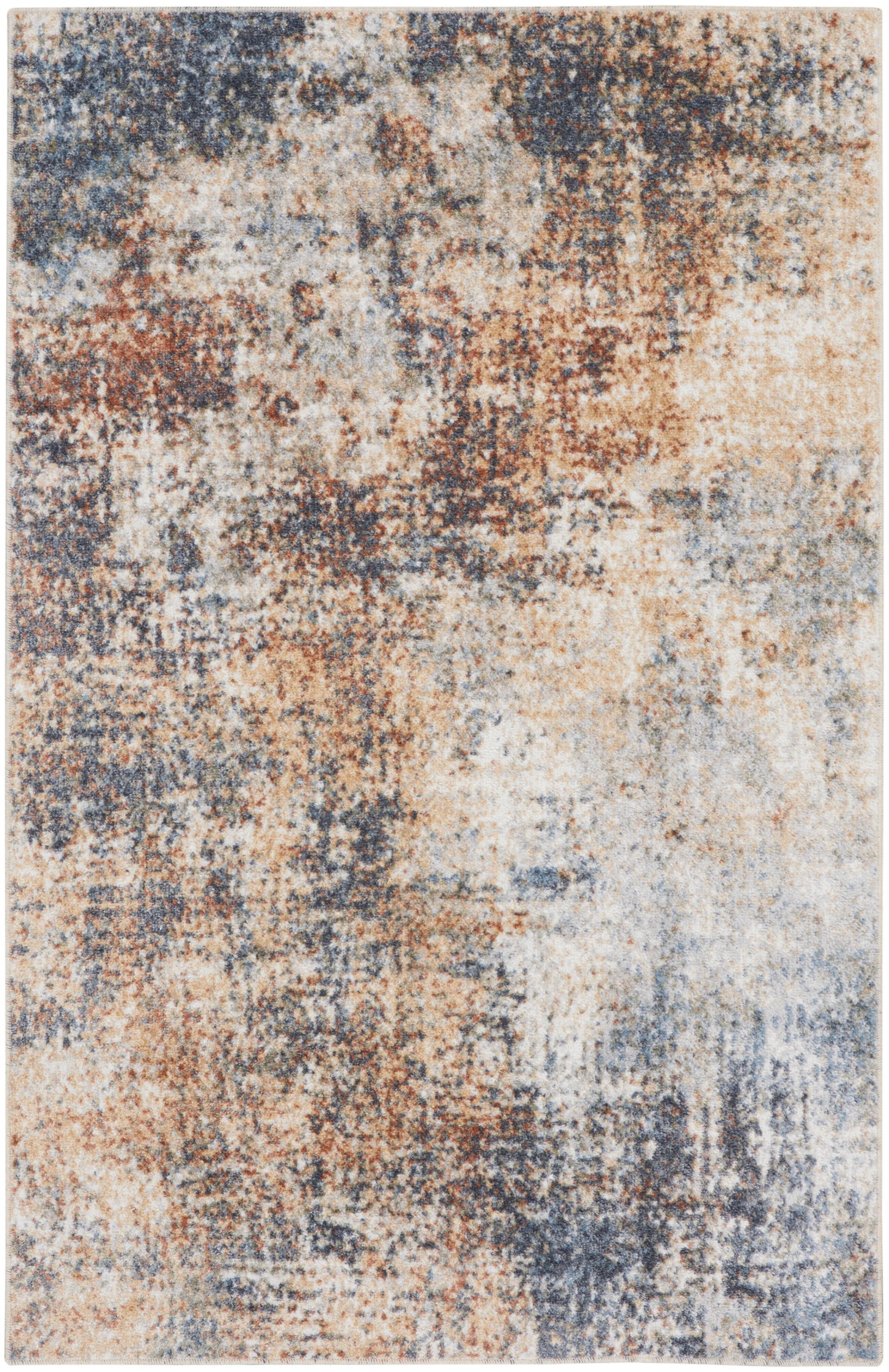 Nourison Home Astra Machine Washable ASW07 Multicolor Contemporary Power-loomed Rug