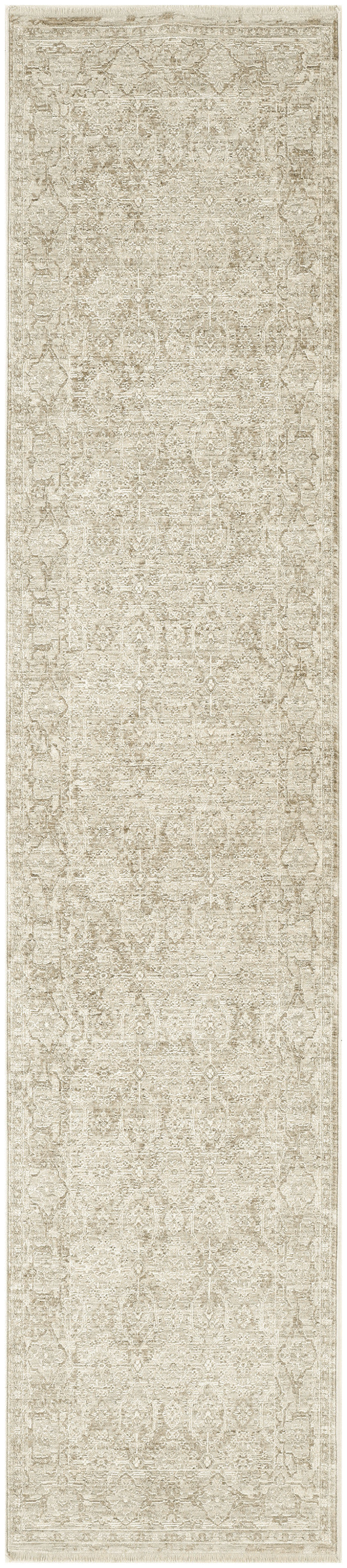 Nourison Home Shadows SHW04 Ivory Grey Traditional Loom-woven Rug