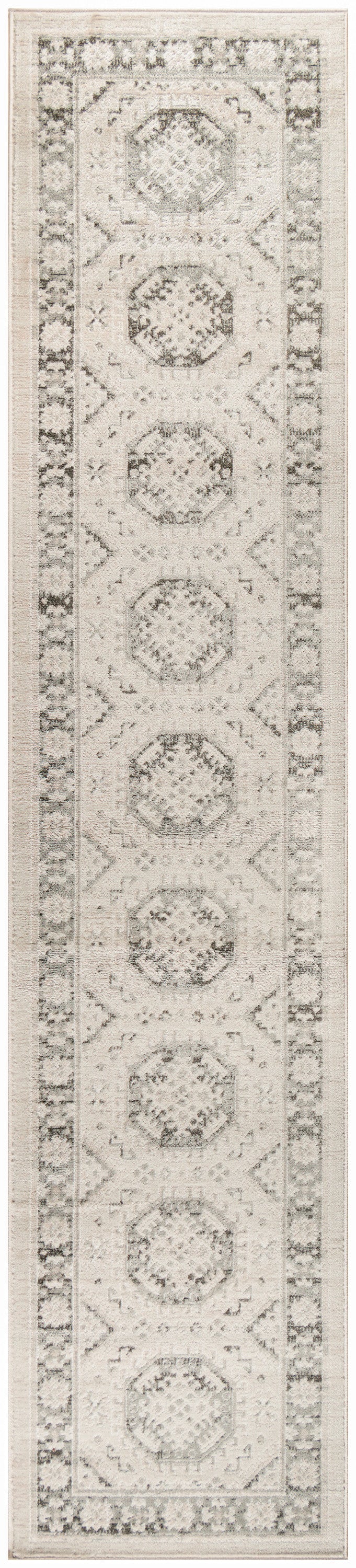 Nourison Home Serenity Home SRH01 Ivory Grey Traditional Loom-woven Rug
