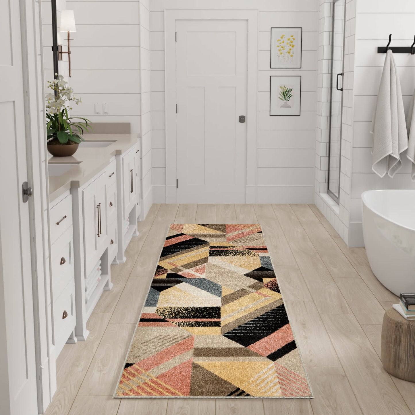Nourison Home Washable Decor Multicolor Contemporary