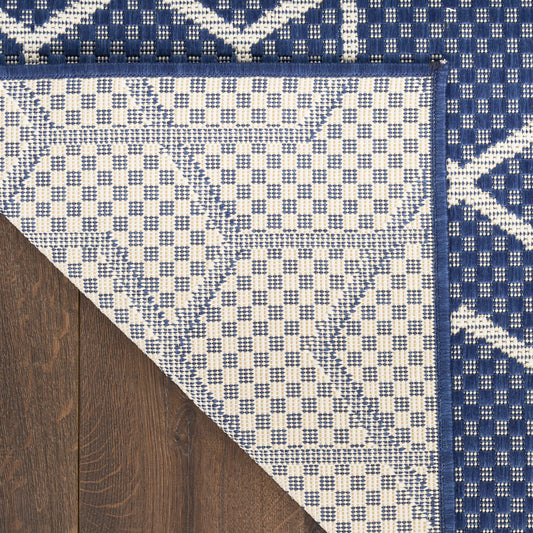 Nourison Home Horizon Indoor/Outdoor Navy Contemporary