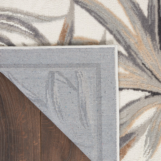 Nourison Home Seaside Ivory Grey Contemporary