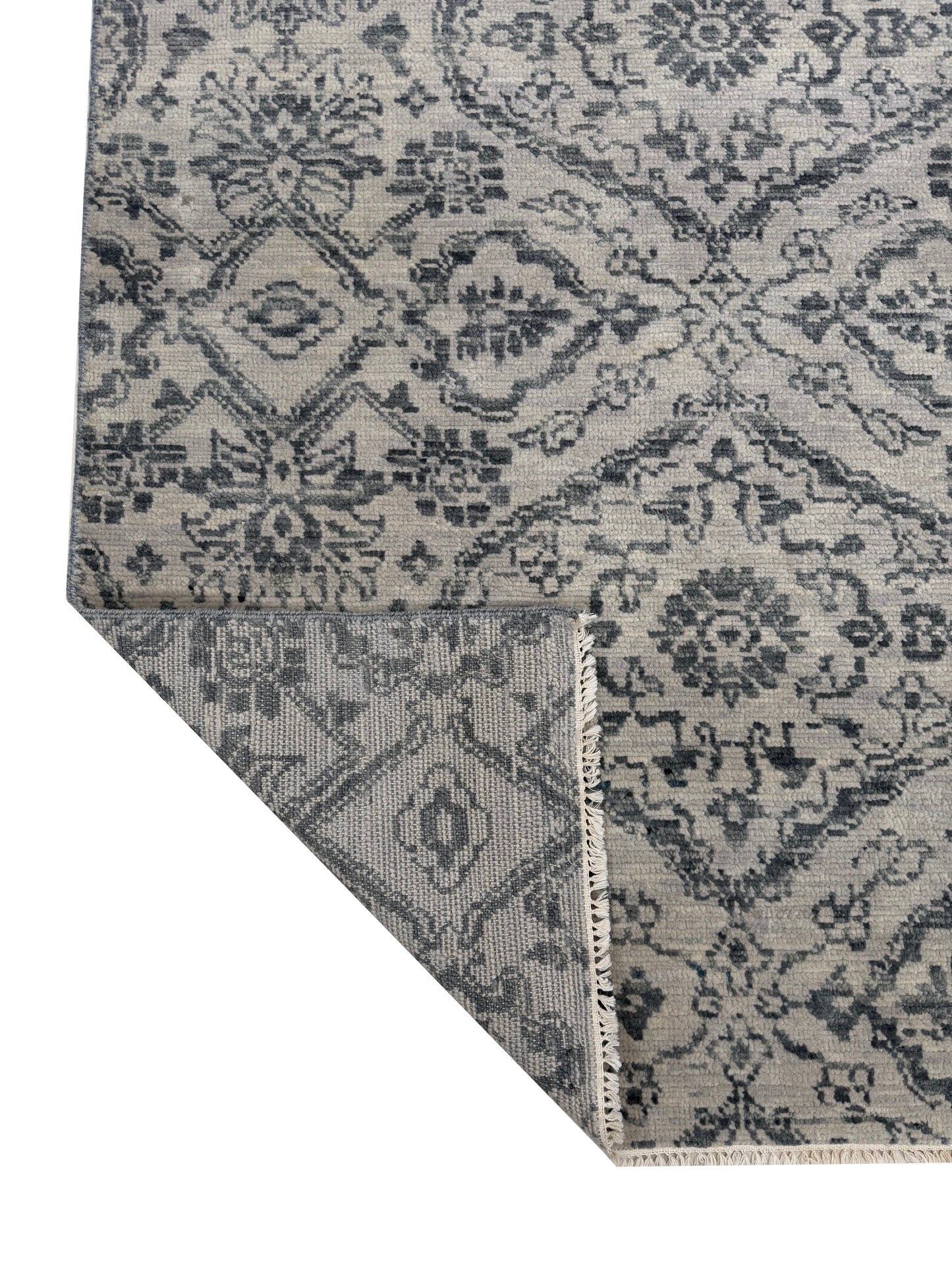 Artisan Samara Silver Transitional Knotted Rug