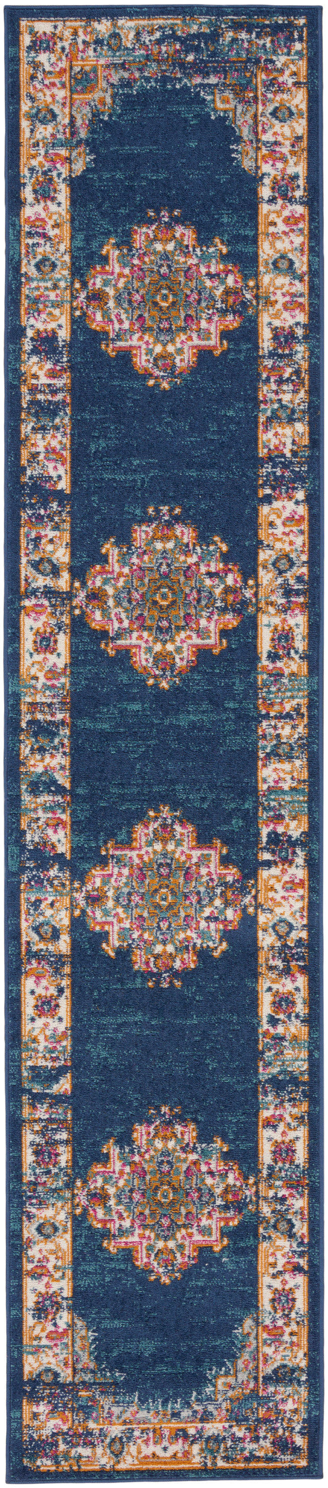 Nourison Home Passion PSN03 Navy Transitional Power-loomed Rugs