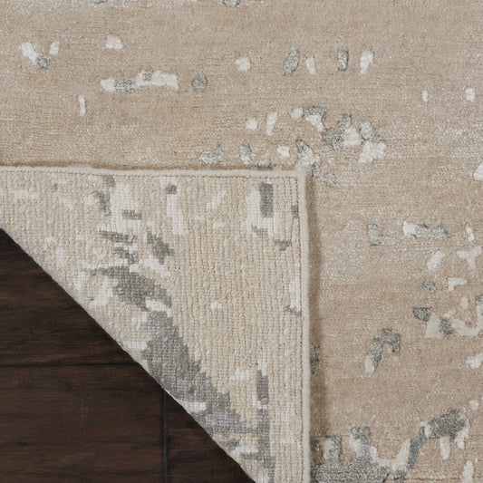 Nourison Home Silk Shadows Sand Contemporary