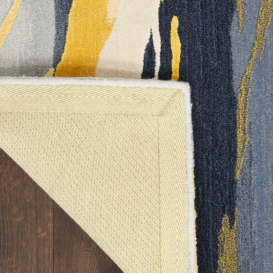 Nourison Home Prismatic Grey Gold Contemporary
