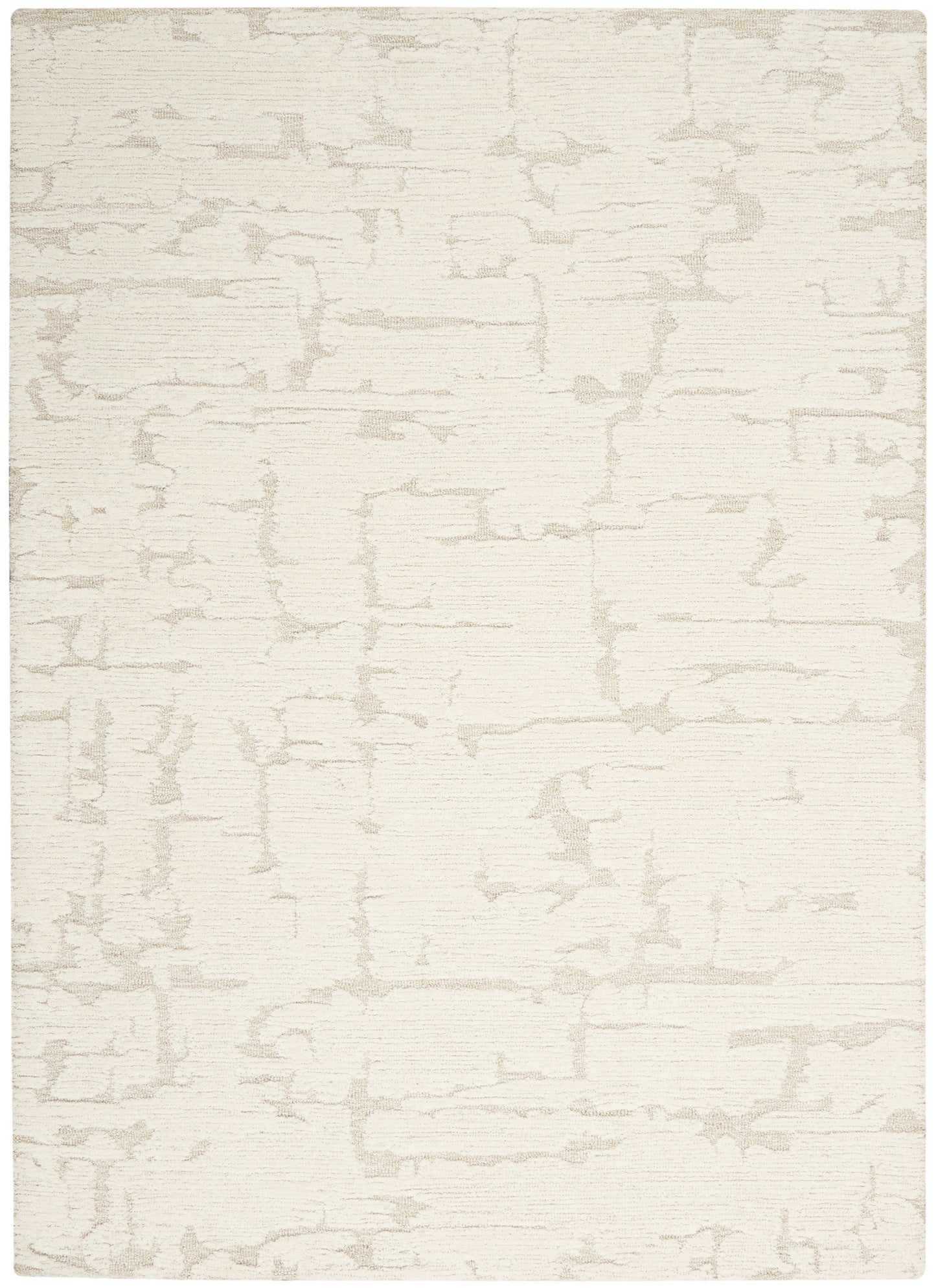 Calvin Klein CK009 Sculptural SCL01 Ivory Contemporary Hand Tufted Rug