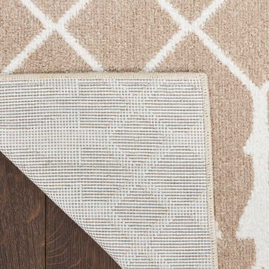 Nourison Home Astra Machine Washable Taupe Transitional