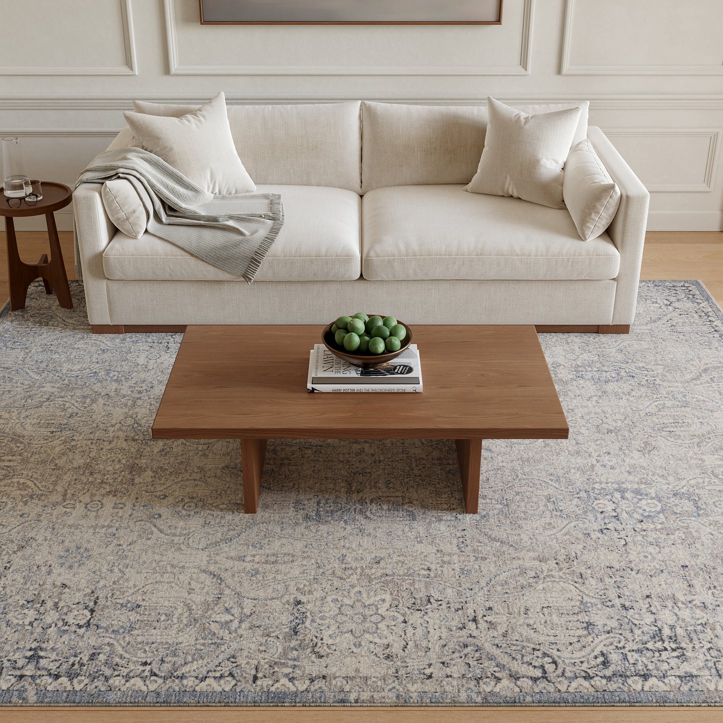 Nourison Home Sultana Grey Blue Traditional