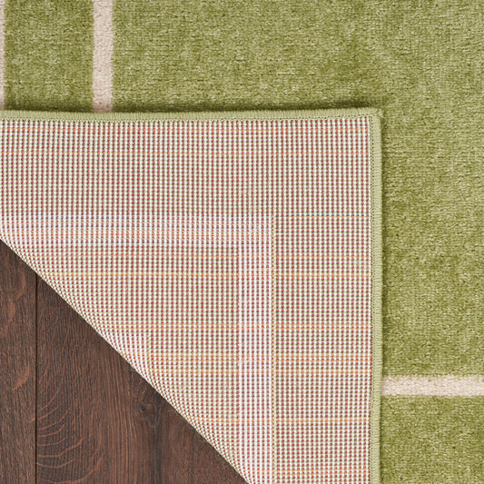 Nourison Home Nourison Essentials Green Ivory Contemporary