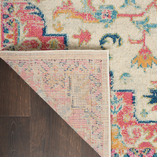 Nourison Home Passion Ivory Pink Transitional