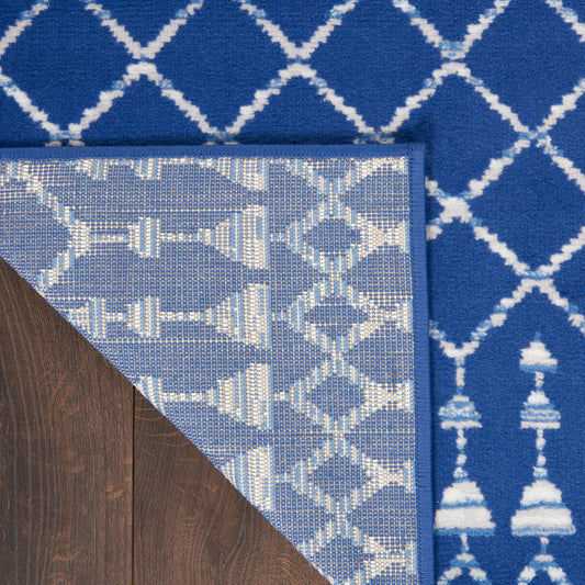 Nourison Home Whimsicle Navy Contemporary