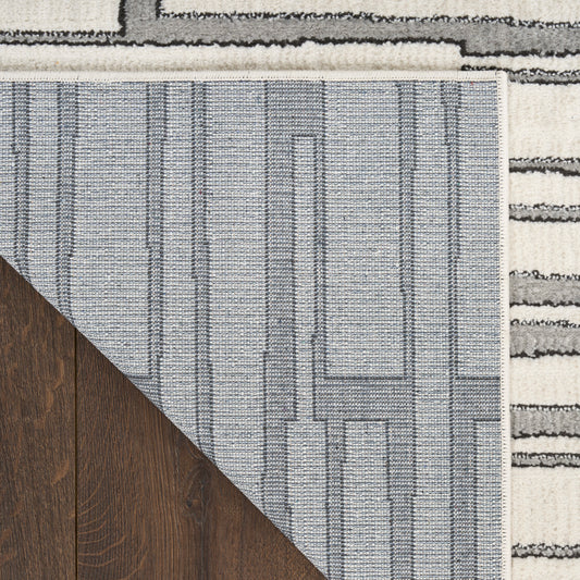 Nourison Home Nordic Ivory Grey Contemporary